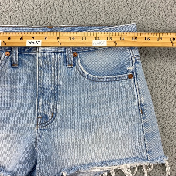 Madewell Light Blue Jean Shorts - Picture 7 of 16